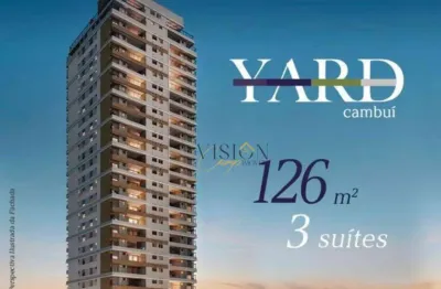 Apartamento com 3 dormitórios à venda, 123 m² por r$ 1.623.000,00 - cambuí - campinas/sp