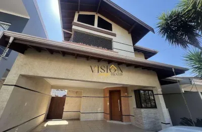 Casa com 3 dormitórios para alugar, 235 m² por r$ 9.151/mês - jardim planalto - paulínia/sp