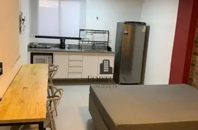 Kitnet com 1 dormitório para alugar, 21 m² por r$ 2.000,00/mês - mirandópolis - são paulo/sp