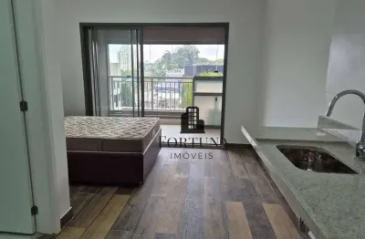 Studio com 27 m² para venda ou locação. ar condicionado, 5 minutos do metro aacd