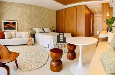 Apartamento studio com 1 dormitório para alugar, 40 m² por r$ 8.200/mês - vila nova conceição - são paulo/sp