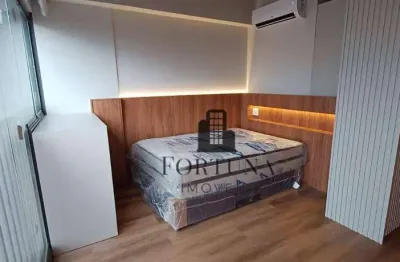 Apartamento studio com 1 dormitório, 26 m² - venda por r$ 465.000 ou aluguel por r$ 3.780/mês - vila clementino - são paulo/sp