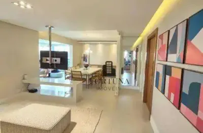 Bosque da saúde. apartamento moderno, com 136 m², living + varanda integrada, três suítes,  três vagas