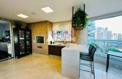 Apartamento com 3 quartos à venda na rua luiz dos santos cabral, 625, jardim anália franco, são paulo, 222 m2 por r$ 4.500.000