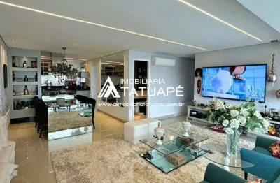 Apartamento com 3 quartos à venda na praça louveira, 51, tatuapé, são paulo, 122 m2 por r$ 1.620.000
