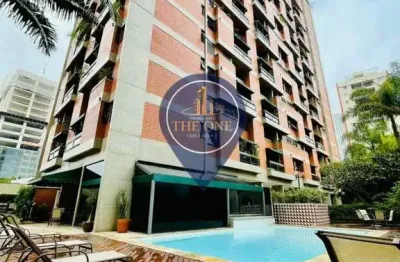 Cobertura para locação, mobiliado com 2 dormitórios, 2 suítes, 2 vagas com 200m², localizado em pinheiros