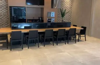 Apartamento de 49m² com terraço à venda, indianópolis, são paulo, sp com 1 suíte, 2 banheiros, sala, 1 vaga para auto, mini mercado, salão de festas