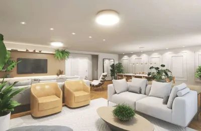 Apartamento de 219m² à venda, higienópolis, são paulo, sp. com 3 suites, sendo uma delas master, sala, em 3 ambientes, 2 vagas para auto, área de serviço