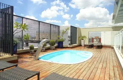 Apartamento de 40m² para locação, indianópolis, são paulo, sp. com 1 dormitório, sala, 2 banheiros, 1 vaga para auto.