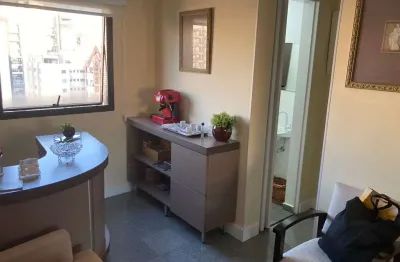 Sala de 40m² para venda, indianópolis, são paulo, sp são 2 salas, recepção, copa, banheiro social, 1 vaga para auto