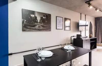 Studio para venda e locação, mobiliado com 37m², localizado no centro, são paulo, sp