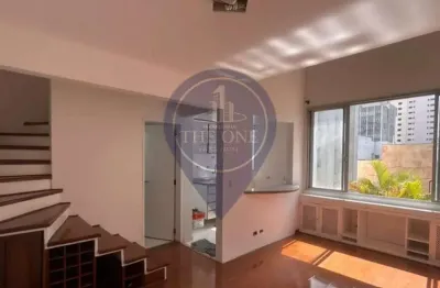 Apartamento à venda no brooklin paulista, são paulo-sp: 1 quarto, 1 suíte, 1 sala, 2 banheiros, 1 vaga - 49m² de área!