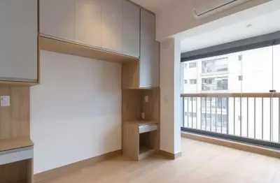 Studio à venda, com 1 dormitorio, 25m², mobiliado, localizado no brooklin paulista, são paulo, sp