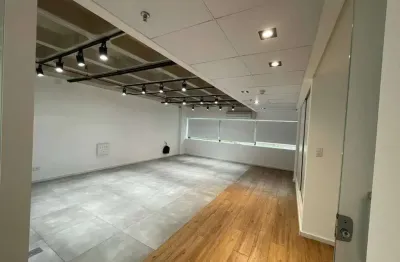Laje comercial com 75m², 4 vagas, para locação, vila olímpia, são paulo, sp