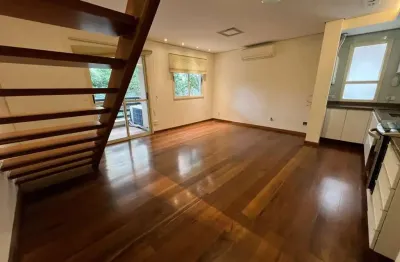 Flat duplex de 65m² com terraço à venda e locação, moema, são paulo, sp. com 1 suíte, ambiente 2 salas, escritório, 1 vaga para auto.