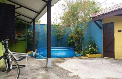 Excelente casa à venda, com 3 dormitorios, 1 suite e 3 vagas de garagem, localizado em santa cruz, itanhaém, sp