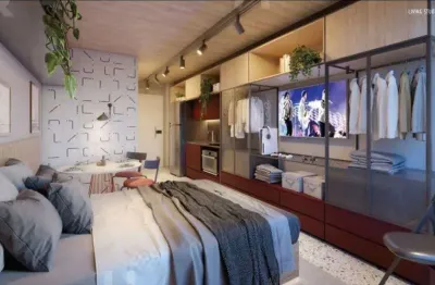 Apartamento à venda, com 1 dormitorio sem vaga 25,53m2, vila olímpia, são paulo, sp