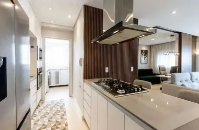 Apartamento de 69m² mobiliado à venda, vila leopoldina, são paulo, sp. com 2 dormitórios sendo 1 suíte, e 2 vagas auto.