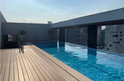 Apartamento para locação mobiliado com sacada e 2 vagas localizado na vila olímpia, são paulo