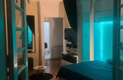 Apartamento de 47m² à venda, santa cecília, são paulo, sp. com 1 dormitório com sacada, mobiliado, lavanderia