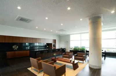 Apartamento luxuoso com 55m², para locação, santo amaro, sp