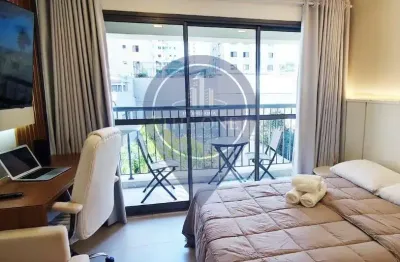Studio de luxo no ipiranga: 1 quarto, 2 salas, 1 banheiro, 1 vaga de garagem, 25m² de área em são paulo-sp