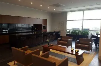Apartamento luxuoso com 55m², para locação, santo amaro, sp