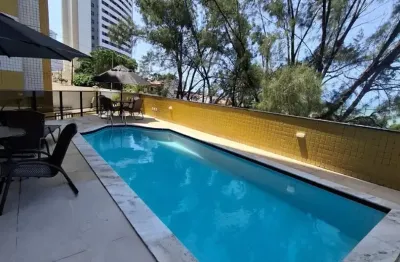 Apartamento de 2 quartos com lazer completo e vista mar em ponta negra