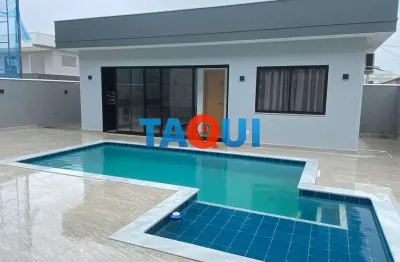 Casa alto padrão, 3 suítes, área gourmet, piscina -  alphaville, cabo frio - rj