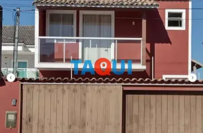 Casa duplex com 4 quartos, sendo 3 suítes no  novo portinho, cabo frio - rj