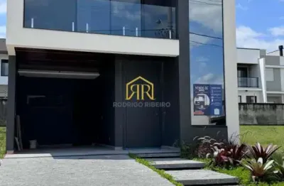 Casa em condomínio fechado com 3 quartos à venda na avenida deltaville, --, beira rio, biguaçu por r$ 1.300.000