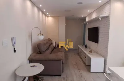 Alugo apartamento com mobilha na  vila  antonieta com 2 dormitórios sala,  cozinha,  1 banheiro lavanderia e uma vaga( lindo) apto