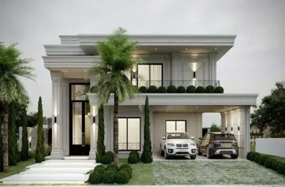Casa alto padrão recém construida com 5 suites a venda no quinta do golfe