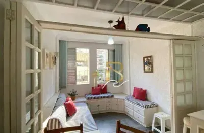 Apartamento com 1 dormitório à venda, 58 m² por r$ 350.000,00 - pitangueiras - guarujá/sp