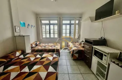 Kitnet com 1 dormitório à venda, 60 m² por r$ 250.000,00 - pitangueiras - guarujá/sp