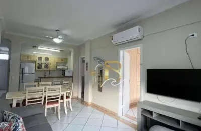 Apartamento com 2 dormitórios à venda, 70 m² por r$ 550.000,00 - pitangueiras - guarujá/sp
