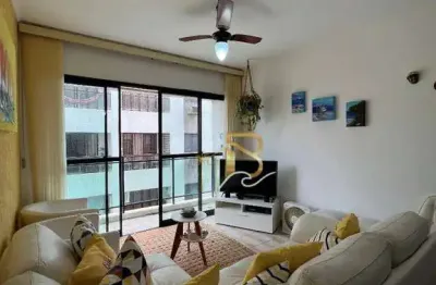 Apartamento com 2 dormitórios à venda, 90 m² por r$ 500.000,00 - astúrias - guarujá/sp
