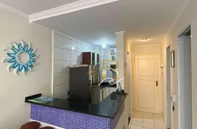 Apartamento com 1 dormitório à venda, 40 m² por r$ 350.000,00 - pitangueiras - guarujá/sp