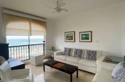 Apartamento com 2 dormitórios à venda, 200 m² por r$ 1.200.000,00 - pitangueiras - guarujá/sp