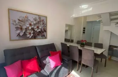 Cobertura com 3 dormitórios à venda, 195 m² por r$ 1.200.000,00 - pitangueiras - guarujá/sp