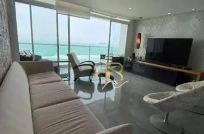 Apartamento com 3 dormitórios à venda, 150 m² por r$ 2.014.000,00 - pitangueiras - guarujá/sp