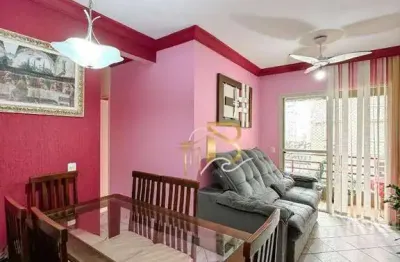 Apartamento com 2 dormitórios à venda, 60 m² por r$ 300.000 - enseada - guarujá/sp