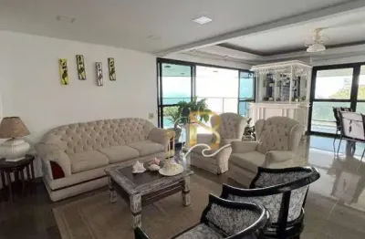 Apartamento com 4 dormitórios à venda, 375 m² por r$ 3.400.000,00 - asturias - guarujá/sp