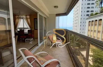 Apartamento com 3 dormitórios à venda, 180 m² por r$ 850.000,00 - pitangueiras - guarujá/sp