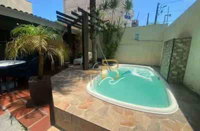 Casa com 4 dormitórios, 250 m² - venda por r$ 820.000,00 ou aluguel por r$ 5.500,00/mês - praia da enseada - guarujá/sp