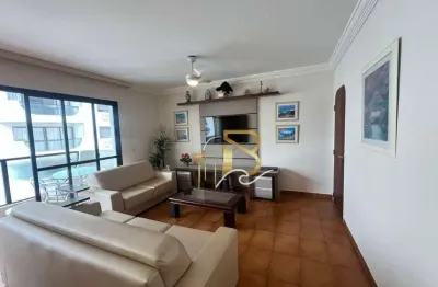 Apartamento com 3 dormitórios para alugar, 140 m² por r$ 6.000,00/mês - pitangueiras - guarujá/sp