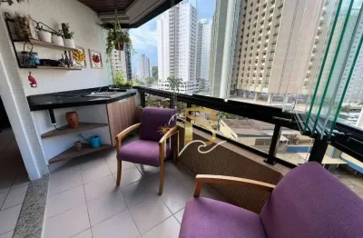 Apartamento com 3 dormitórios à venda, 120 m² por r$ 750.000 - tombo - guarujá/sp