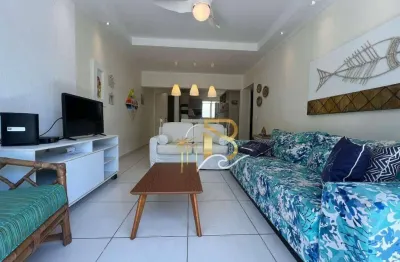 Apartamento com 3 dormitórios, 95 m² - venda por r$ 480.000,00 ou aluguel por r$ 4.000,00/mês - tortuga - guarujá/sp
