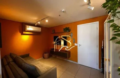 Apartamento com 1 dormitório, 49 m² - venda por r$ 530.000,00 ou aluguel por r$ 3.900,00/mês - enseada - guarujá/sp