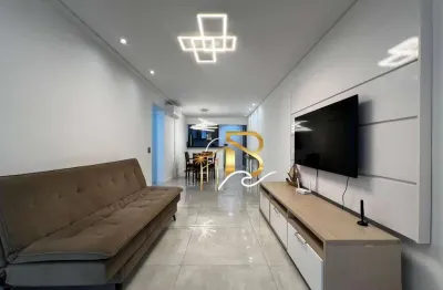 Apartamento com 3 dormitórios à venda, 118 m² por r$ 1.300.000,00 - astúrias - guarujá/sp
